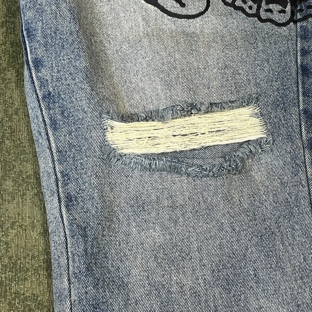 Ed Hardy Jeans Death Before Dishonor Distressed Slim Taper Denim MENS‎ SZ 40 NWT - Picture 8 of 14